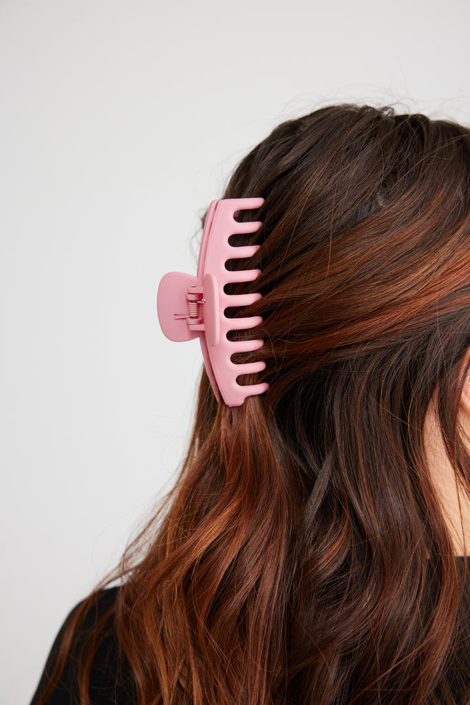 Soli Hairclip - Dark Pink