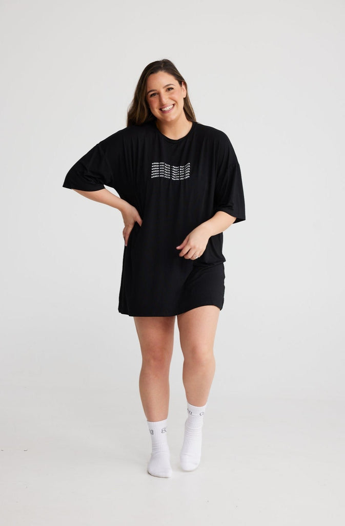 Soli Bed Tee - Moody But Cute - White