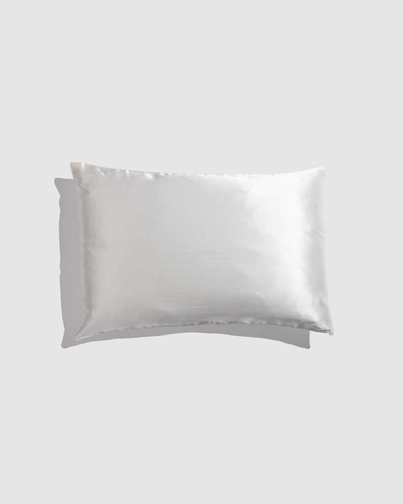 Soli Silk Pillowcase Set - White
