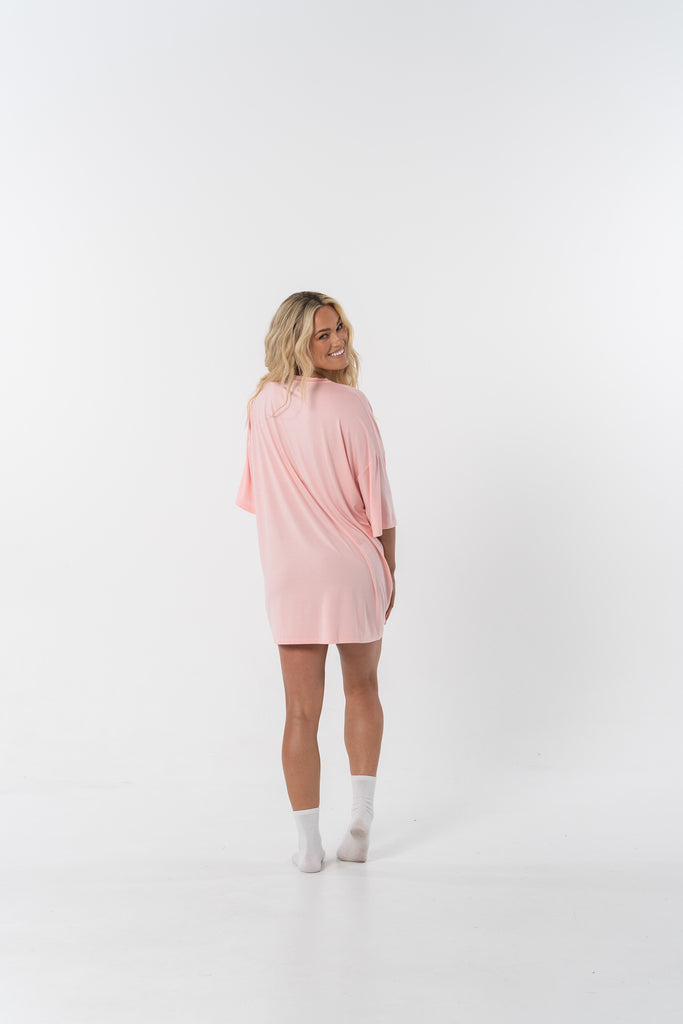 Soli Bed Tee - Pink